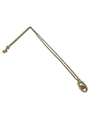 Christian Dior Christian Dior CD Logo GP Necklace Pendant Accessory Gold 73356 (view 1)