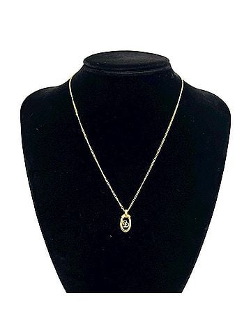 Christian Dior Christian Dior CD Logo GP Necklace Pendant Accessory Gold 73356 (view 2)