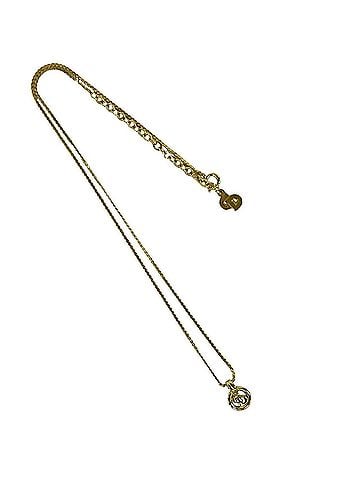 Christian Dior Christian Dior Logo GP Necklace Pendant Choker Accessory Gold 01421 (view 2)