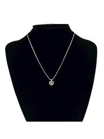 Christian Dior Christian Dior Logo GP Necklace Pendant Choker Accessory Gold 01421 (view 1)