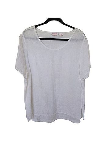 Isaac Mizrahi Coastal Linen Lagenlook T-Shirt (view 1)