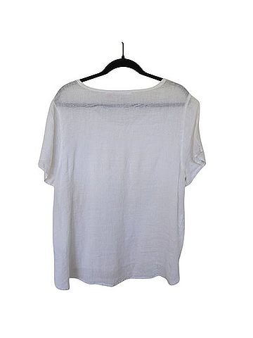 Isaac Mizrahi Coastal Linen Lagenlook T-Shirt (view 2)