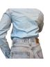 STAUD 100% Cotton Blue White Bodysuit Size S - photo 2