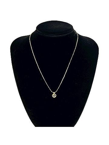 Christian Dior Christian Dior CD Logo GP Necklace Pendant Accessory Gold 89495 (view 2)
