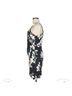 Trac Floral Black White Orange Cocktail Dress Size M - photo 5