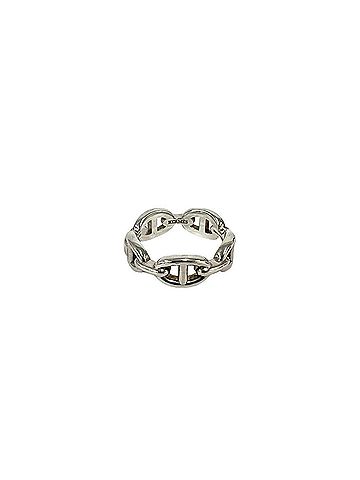 Hermès HERMES Chaine d'Ancre Enchainée Ring, Sterling Silver 925, Accessory, Item No. 75184 (view 1)