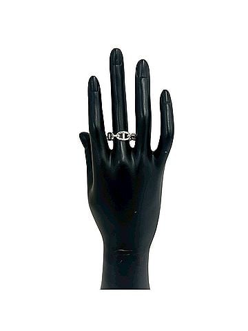 Hermès HERMES Chaine d'Ancre Enchainée Ring, Sterling Silver 925, Accessory, Item No. 75184 (view 2)