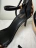 Michael Kors Animal Print Black Brown Heels Size 10 - photo 9