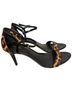 Michael Kors Animal Print Black Brown Heels Size 10 - photo 1