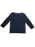 DKNY Solid Black Long Sleeve Top Size M - photo 2