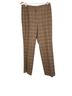 Carlisle 100% Wool 100% Acetate Plaid Brown Dress Pants Size 10 - photo 2