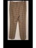 Carlisle 100% Wool 100% Acetate Plaid Brown Dress Pants Size 10 - photo 3