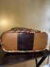 Unlabel 100% Leather Multi Color Brown Green Leather Tote One size - photo 4
