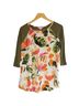 Charming Charlie Floral Multi Color 3/4 Sleeve Blouse Size M - photo 1