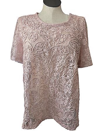 Worthington Short Sleeve Blouse (view 1)
