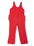 FP BEACH 100% Cotton Solid Red Orange Jumpsuit Size M - photo 2