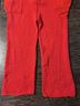 FP BEACH 100% Cotton Solid Red Orange Jumpsuit Size M - photo 5