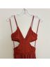 Bec & Bridge 100% Polyester Brown Orange Cocktail Dress Size 4 - photo 8