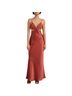 Bec & Bridge 100% Polyester Brown Orange Cocktail Dress Size 4 - photo 1