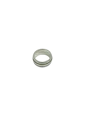 Tiffany & Co. TIFFANY&amp;Co. Tiffany Grooved Double Line Ring, Sterling Silver 925, Accessory, Silver, 43882 (view 1)