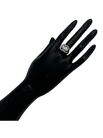 Hermès HERMES Vintage Deux Ano Ring, Sterling Silver 925, Accessory, 42905 (view 2)