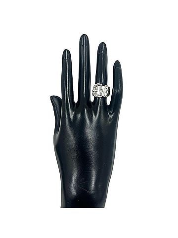 Hermès HERMES Vintage Diane Belt Ring, Sterling Silver 925, Accessory, Silver, 44204 (view 2)