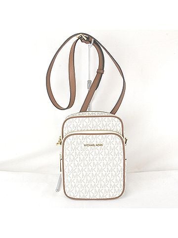 Michael Kors Michael Kors JET SET TRAVEL Chain Crossbody Vanilla Shoulder Bag White Women's (view 1)