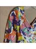 Cache 100% Polyester Multi Color Cocktail Dress Size 4 - photo 9