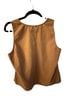 Nordstrom 100% Polyester Brown Sleeveless Top Size L - photo 2