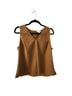 Nordstrom 100% Polyester Brown Sleeveless Top Size L - photo 1