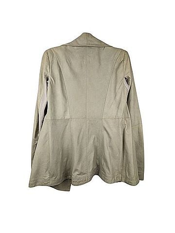 Veda Open Front Moto Leather Jacket (view 2)