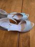 De Blossom Collection Silver Heels Size 10 - photo 3