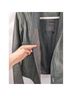 Veda 100% Leather Solid Green Black Leather Jacket Size L - photo 8