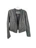 Veda 100% Leather Solid Green Black Leather Jacket Size L - photo 1