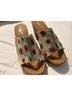 Avanti Floral Multi Color Brown Heels Size 7 - photo 3