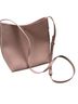 Samara 100% Vegan Leather Pink Gold Bucket Bag One size - photo 2