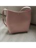 Samara 100% Vegan Leather Pink Gold Bucket Bag One size - photo 4