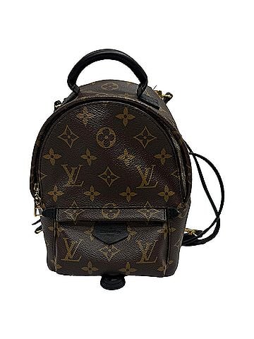 Louis Vuitton Louis Vuitton Monogram Palm Springs Mini Backpack Bag in Brown Canvas (view 1)