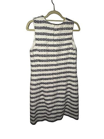 J.Crew Striped Tweed Sheath Dress Casual Dress (view 2)
