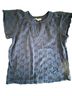 Philosophy Blue Short Sleeve Blouse Size S - photo 1