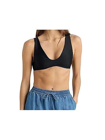 Quince Italian plunge bikini top Swimsuit Top (view 1)