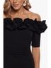 Xscape Solid Black Cocktail Dress Size 16 (petite) - photo 8
