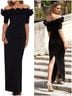 Xscape Solid Black Cocktail Dress Size 16 (petite) - photo 4