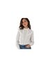 Zara 100% Cotton White Long Sleeve Blouse Size L - photo 1