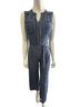 Monteau Stripes Blue White Jumpsuit Size M - photo 1