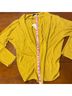 Babette Yellow Silk Cardigan Size S - photo 5