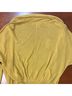 Babette Yellow Silk Cardigan Size S - photo 8