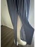 Monteau Stripes Blue White Jumpsuit Size M - photo 4