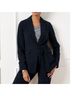 Theory Blue Blazer Size 8 - photo 10