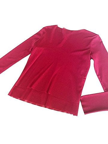 Babette Bilevel Mesh Top Long Sleeve T-Shirt (view 2)